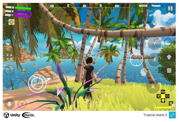 Tropical Island Mobile WebGL