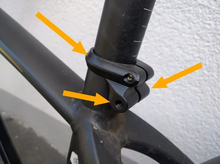 Gepäckträger an einen MTB-Rahmen ohne Ösen montieren