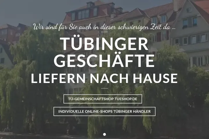 Auch online lieber Lokal einkaufen! Tübingen macht's mit seinem tueshop Gemeinschaftsshop vor