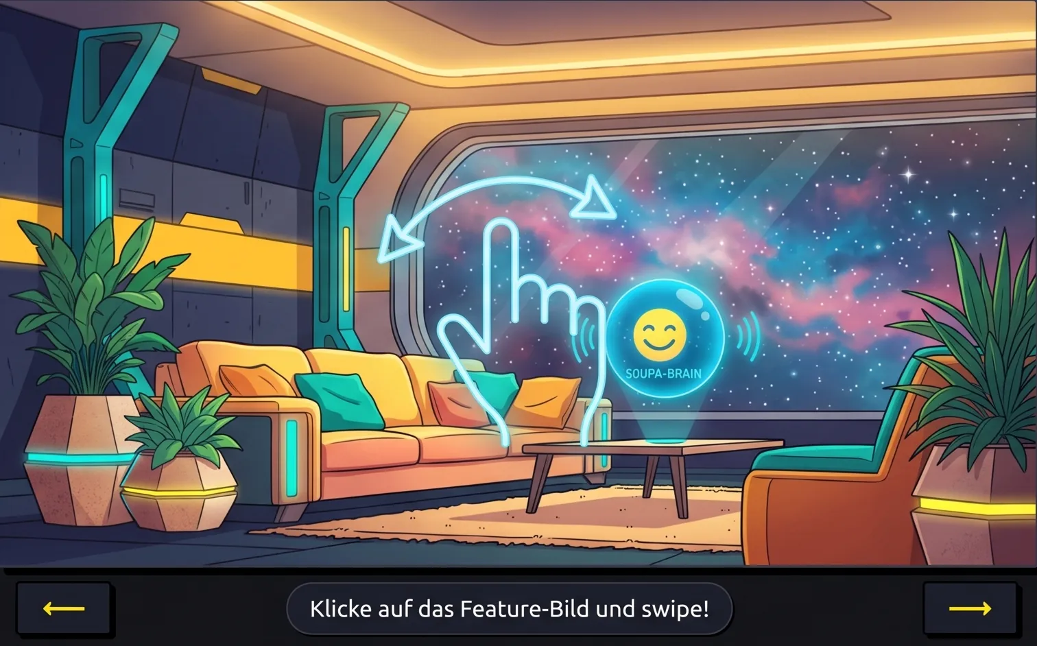 Artikel-Zapper im Blog: Einfach über das Titelbild swipen oder die Pfeil-Buttons nutzen