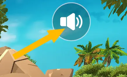 Tropical Island Musik auf Volume Icon klicken