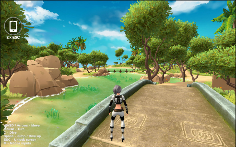 Wonderful Island 3D WebGL Szene Screenshot 1