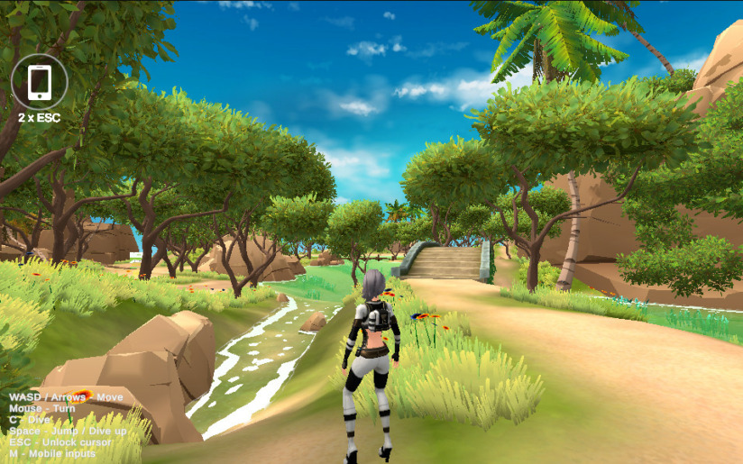 Wonderful Island 3D WebGL Szene Screenshot 12